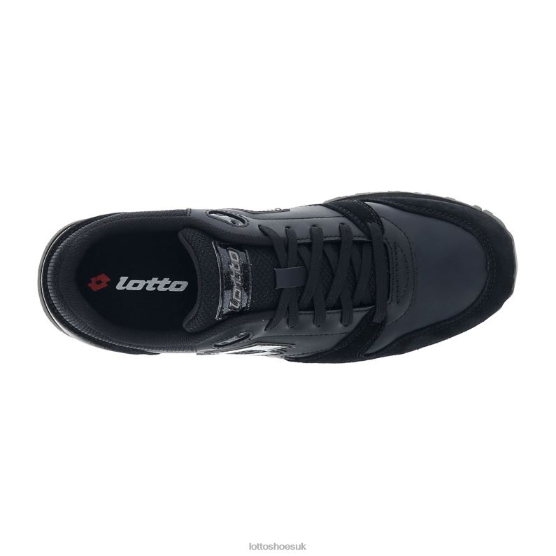 TRAINER WEDGE III W Woman 446TN737 Shoes ALL BLACK/GRAVITY TITAN Lotto