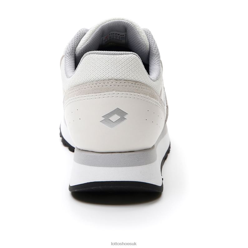 TRAINER WEDGE III W Woman 446TN741 Shoes WHITE/SILVER METAL 2 Lotto