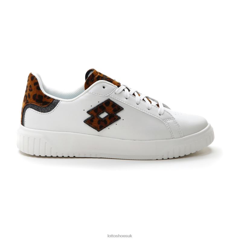 VENUS AMF III ANIMALIER W Woman 446TN729 Shoes WHITE/HONEY BROWN/FONDANT BROWN Lotto