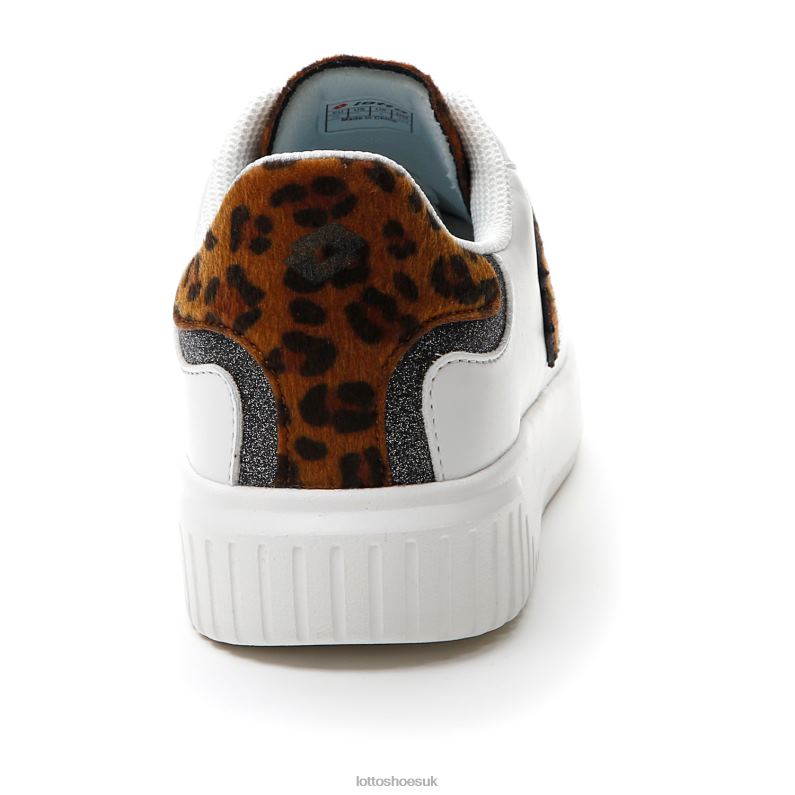 VENUS AMF III ANIMALIER W Woman 446TN729 Shoes WHITE/HONEY BROWN/FONDANT BROWN Lotto
