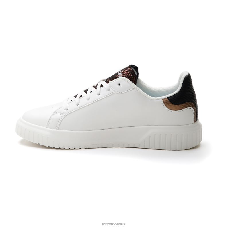 VENUS AMF III PY W Woman 446TN746 Shoes WHITE/ALL BLACK/DARK BRONZE Lotto