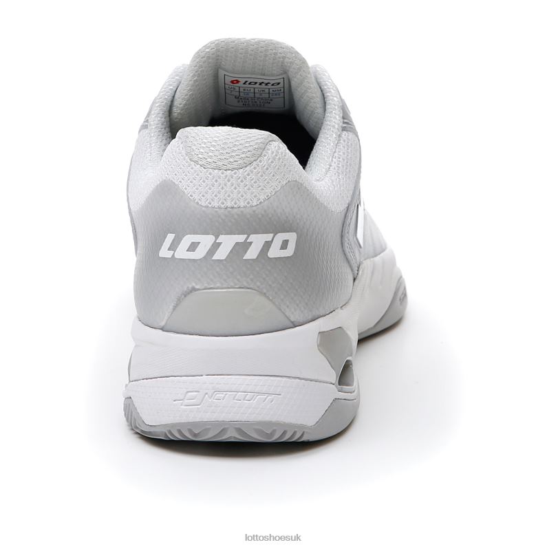 MIRAGE 100 CLY W Woman 446TN758 Shoes ALL WHITE/SILVER METAL 2 Lotto
