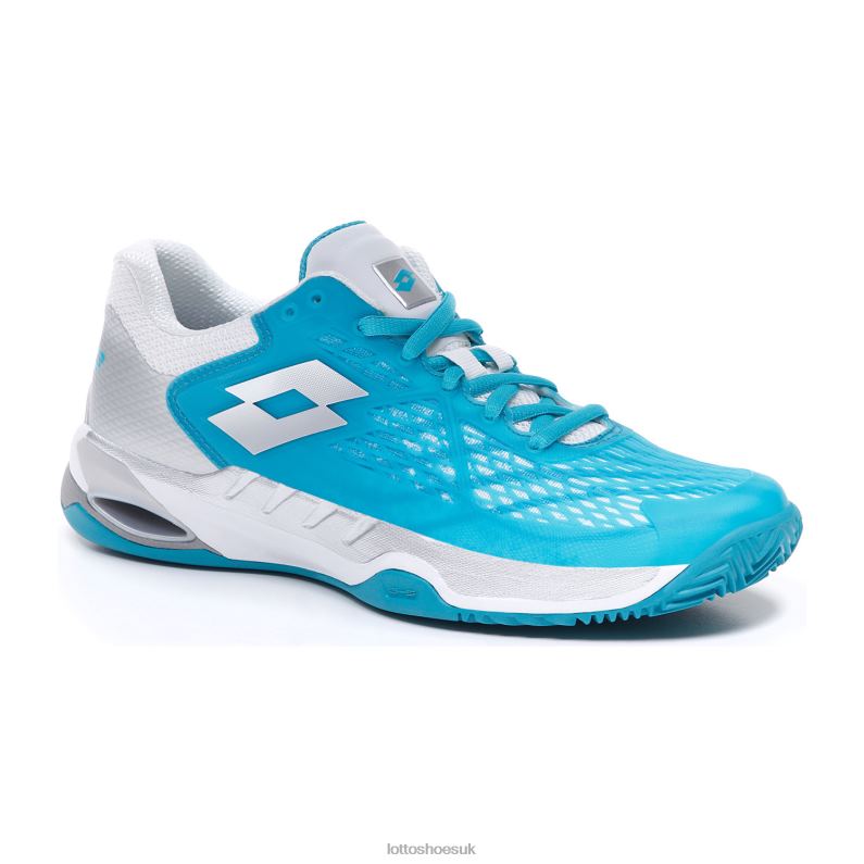 MIRAGE 100 CLY W Woman 446TN769 Shoes BLUE BIRD/ALL WHITE/SILVER METAL Lotto