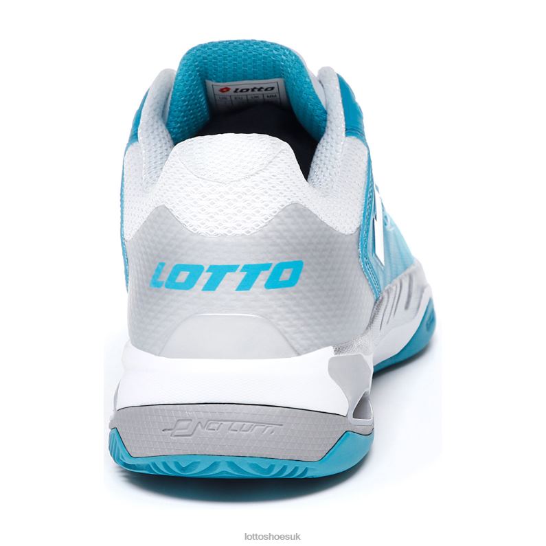 MIRAGE 100 CLY W Woman 446TN769 Shoes BLUE BIRD/ALL WHITE/SILVER METAL Lotto