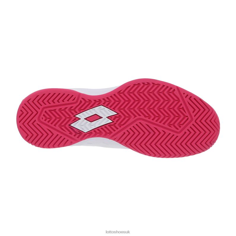 MIRAGE 600 ALR W Woman 446TN761 Shoes ALL WHITE/SILVER METAL 2/GLAMOUR PINK Lotto